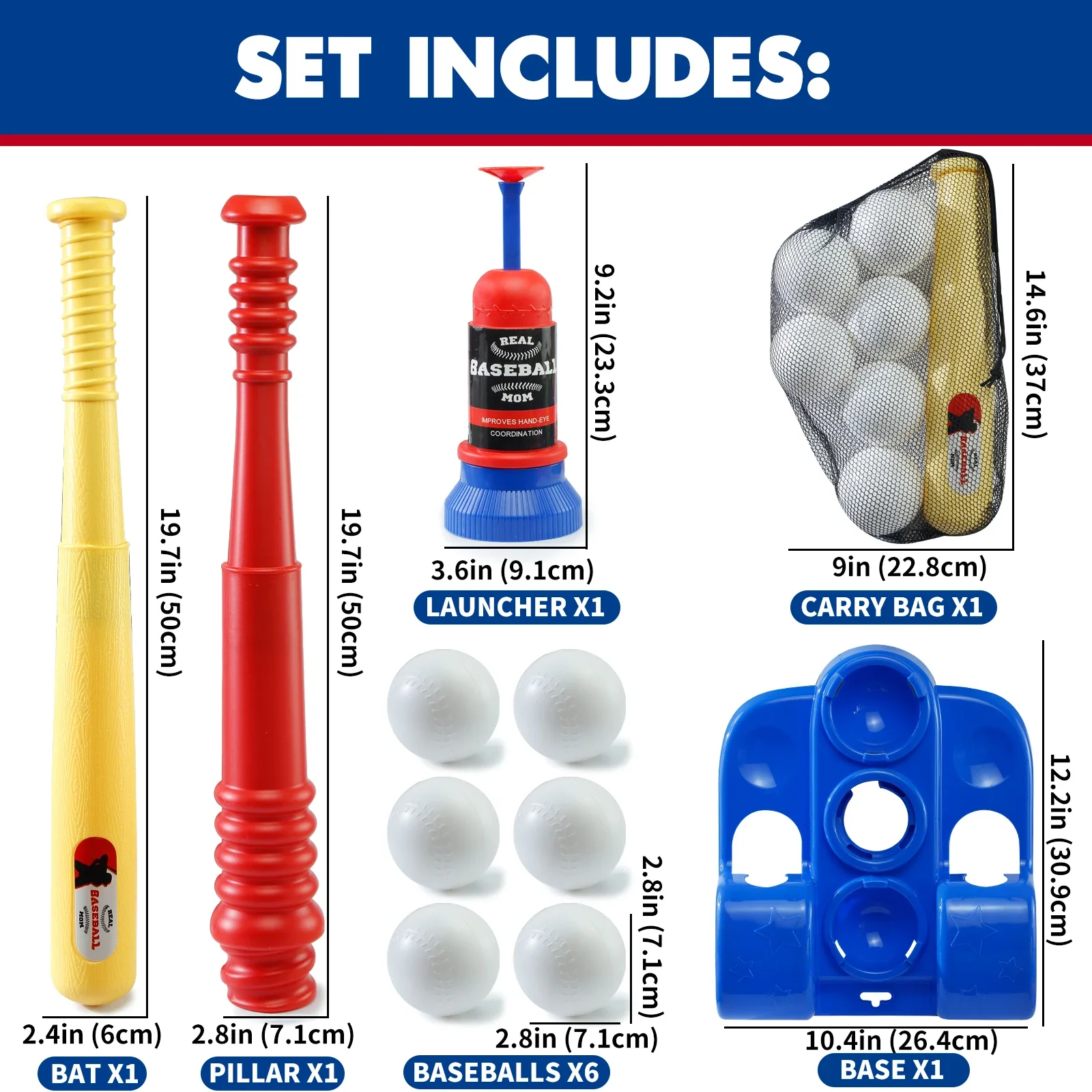 MQUDUO 2-in-1 Baseball Batting - огляд і ціна Sports Equipment For Boys