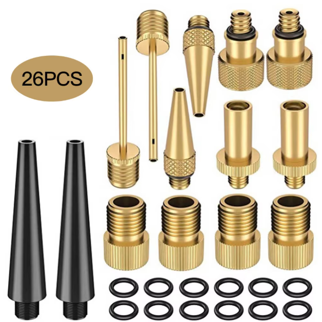 21/26PCS Bike Tire Inflator Ki - огляд і ціна Basketball Pump Needle