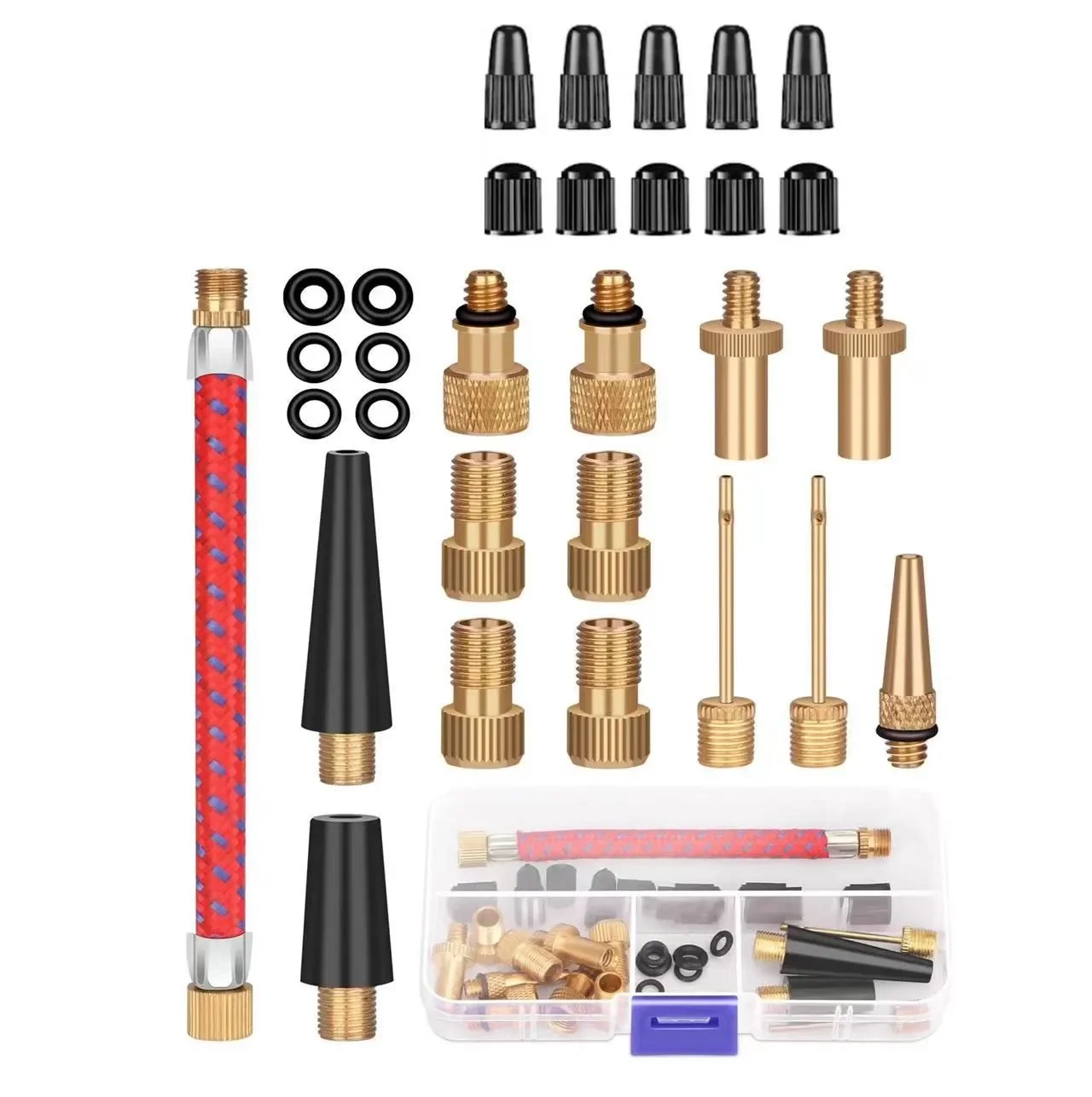 21/30Pcs Bicycle Tire Inflator - огляд і ціна Basketball Pump Needle