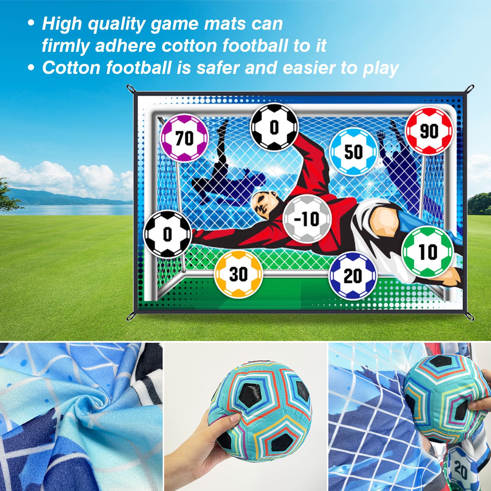 150CM Soccer Game Mat Set Outd - огляд і ціна Sports Equipment For Boys